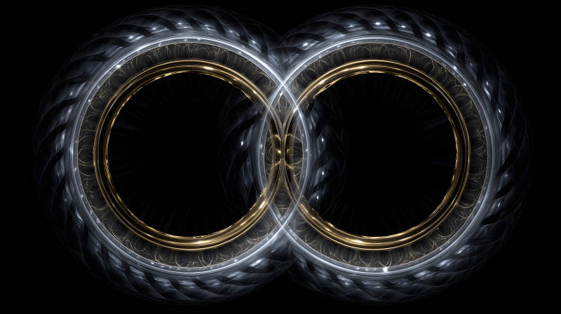 抽象轮胎无限循环-图片