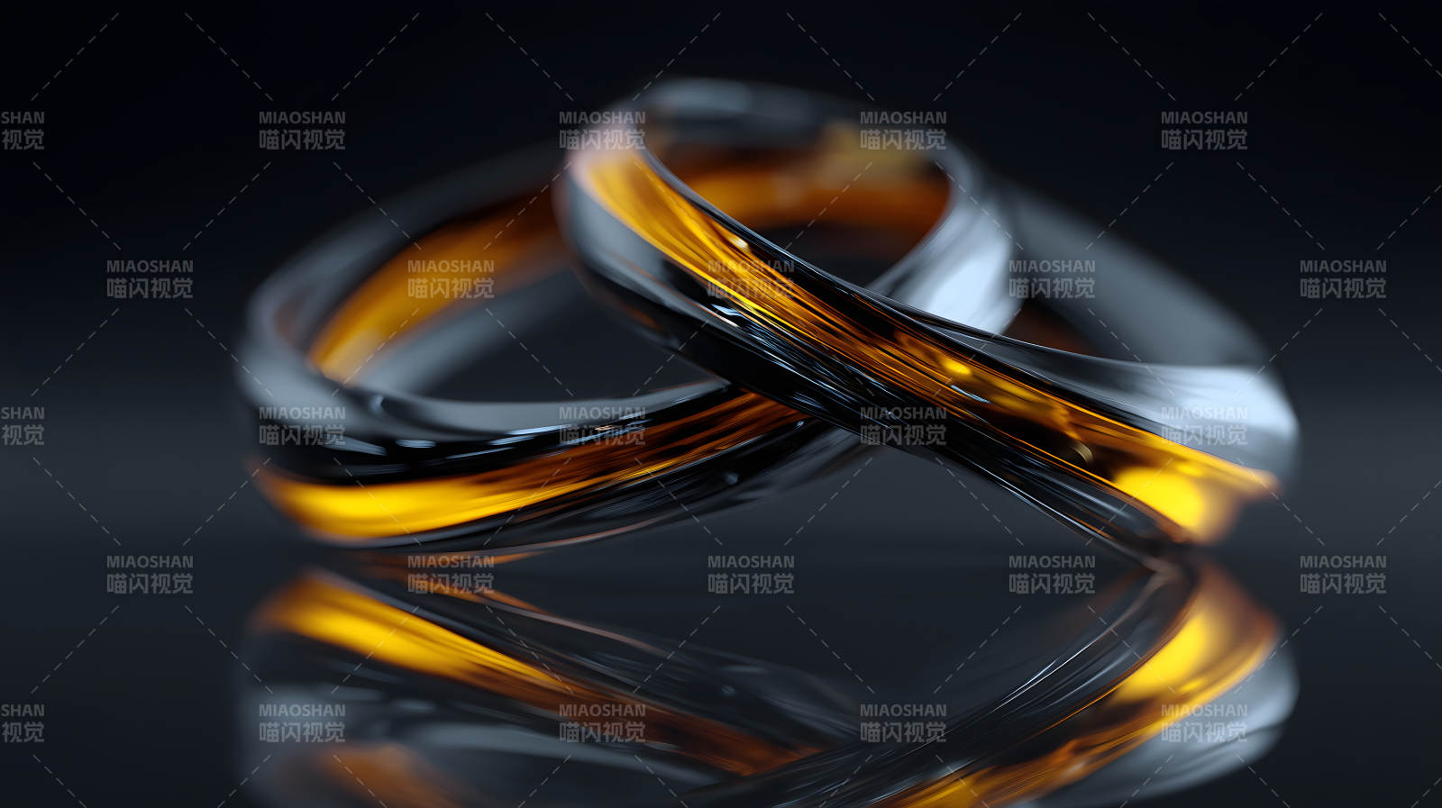 抽象金属环-图片