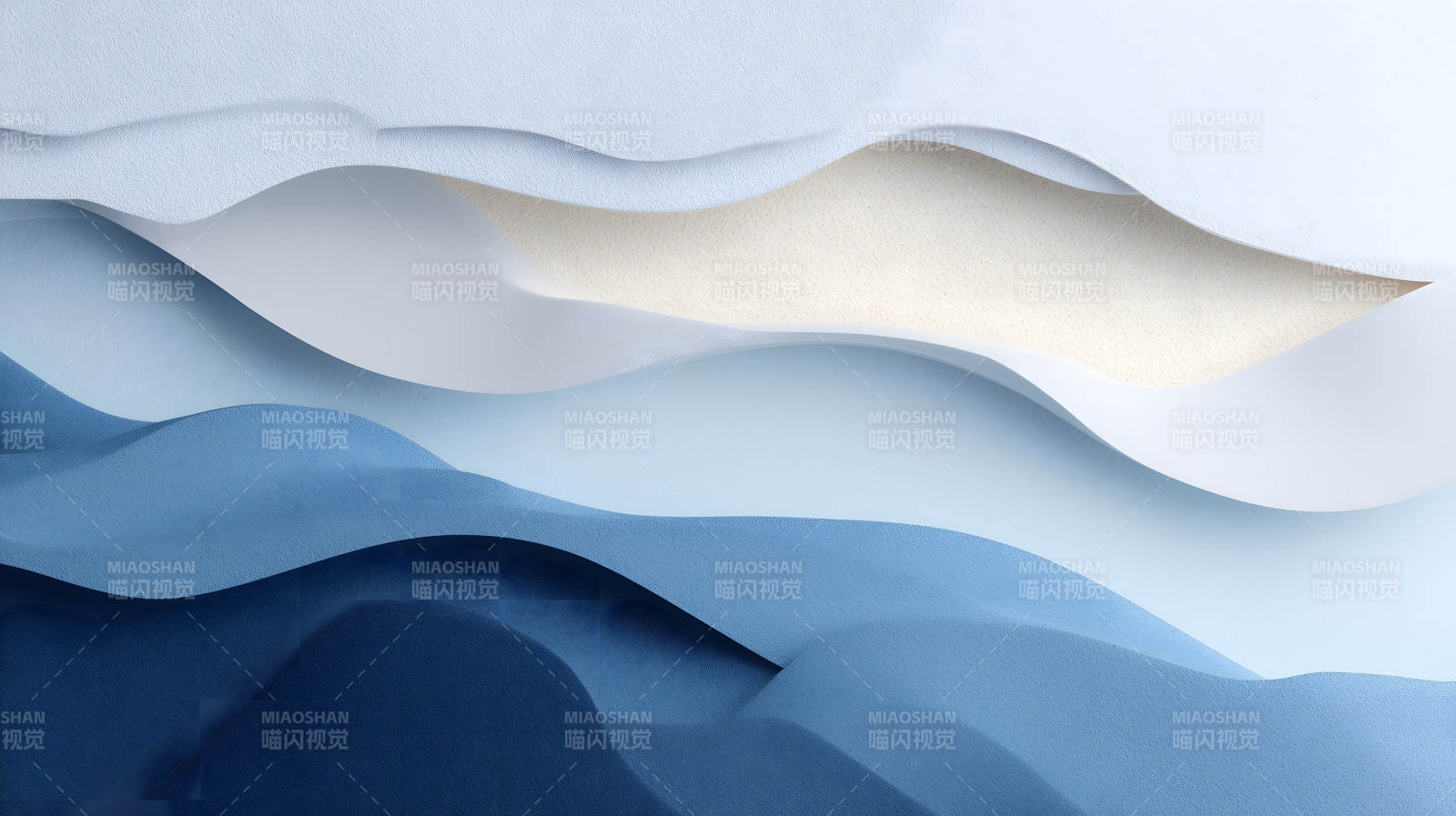 蓝色渐变层次感-图片