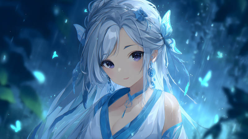 仙气飘飘的美丽女子-图片