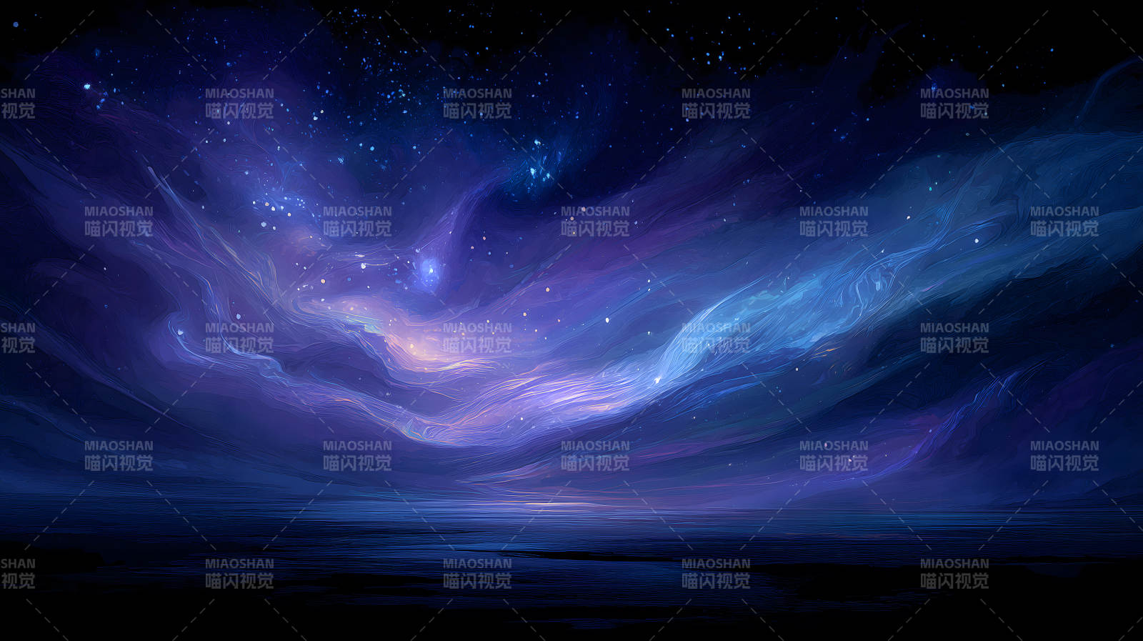 星空倒影梦幻之境-图片