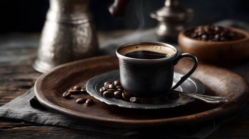 咖啡與豆子共賞-圖片