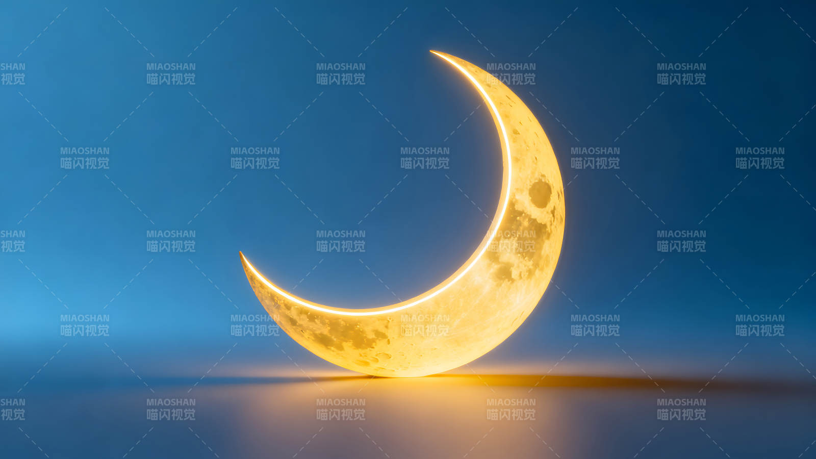 發(fā)光的月亮設計感十足-圖片