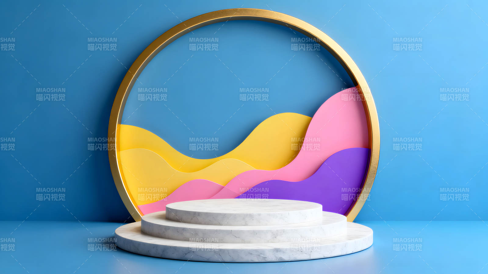 抽象艺术风格展示平台-图片