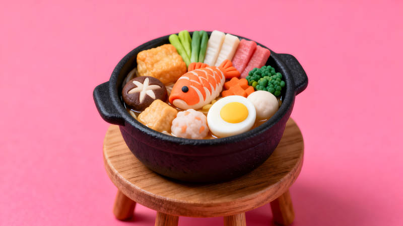 精致的日式关东煮-图片