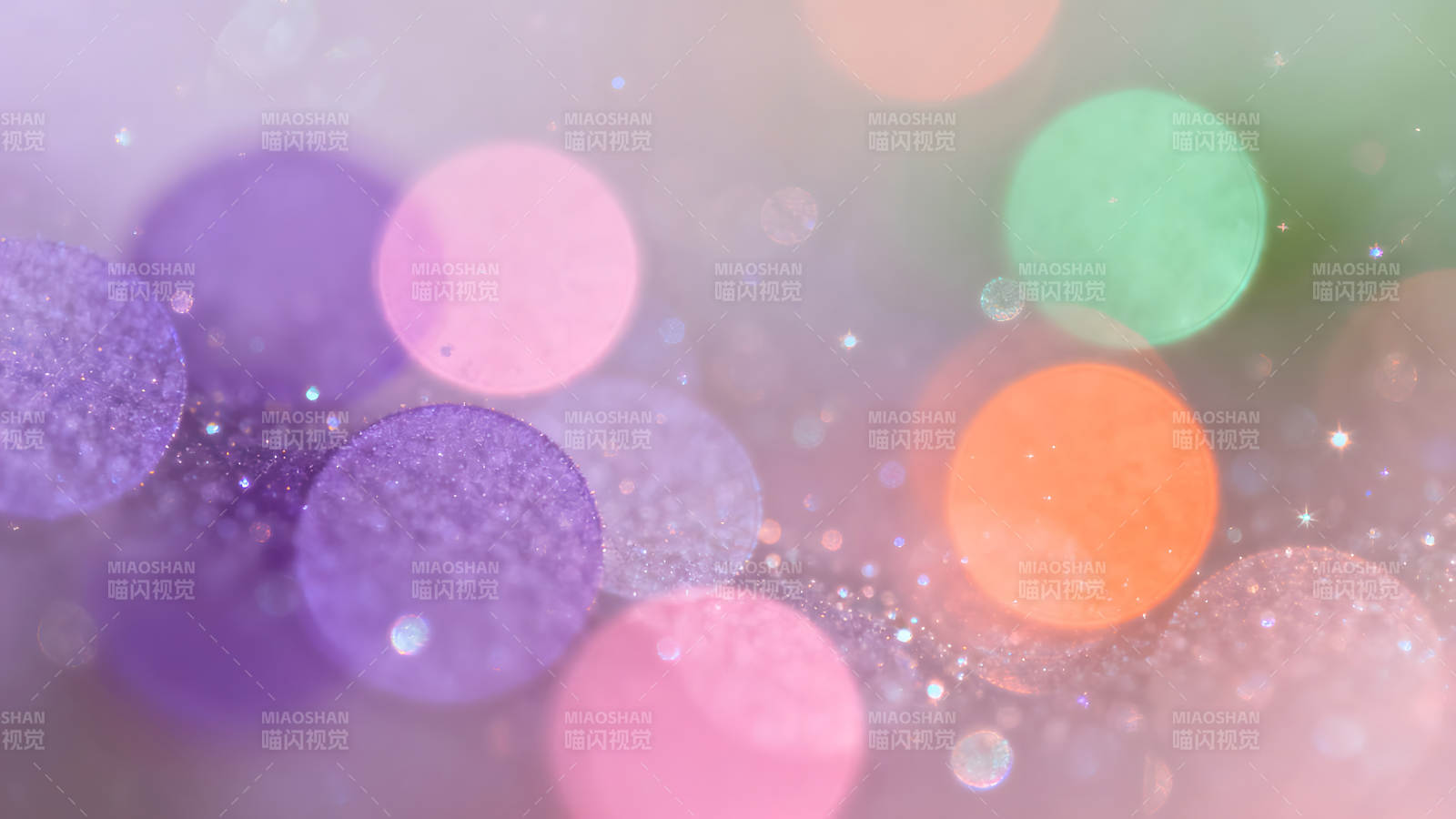 梦幻般的光斑背景-图片