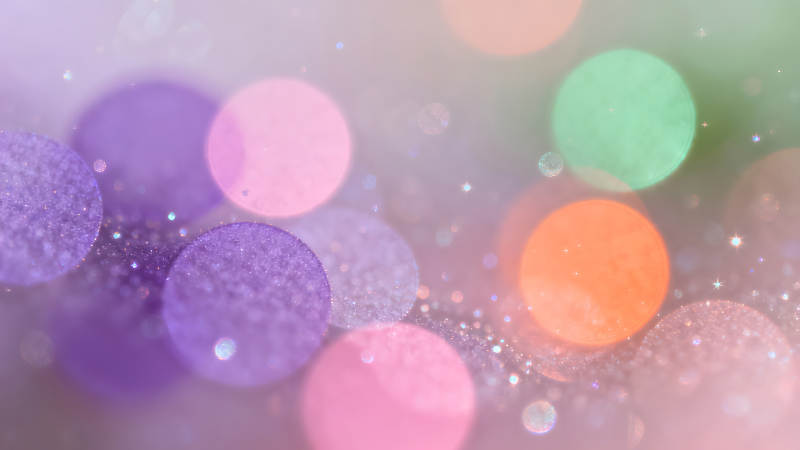 梦幻般的光斑背景-图片