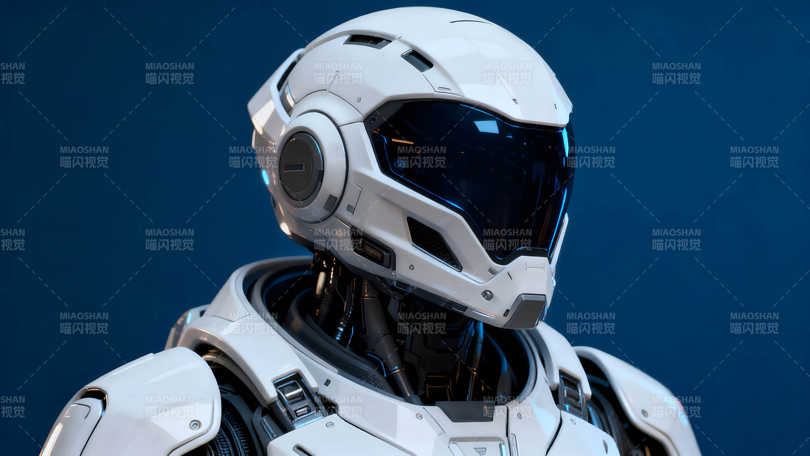 未来战士头盔细节特写-图片