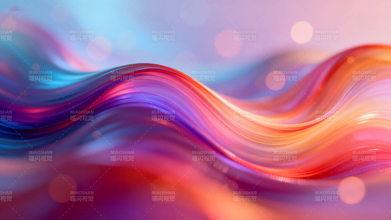 彩色光線流淌背景-圖片