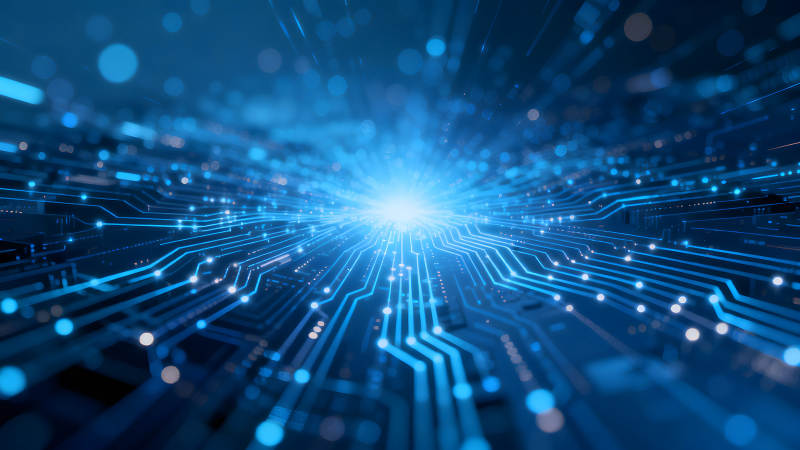 电路图抽象数字世界视觉-图片