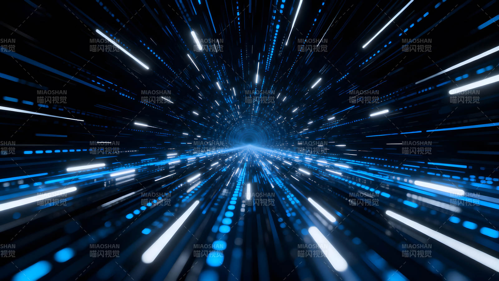 深邃隧道光線特效圖片