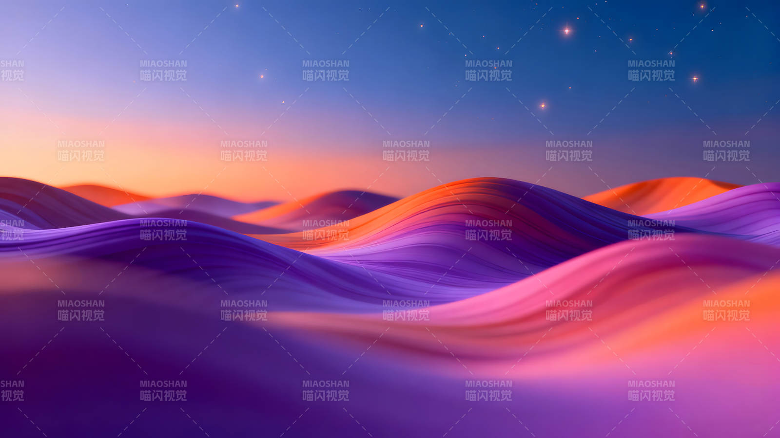 夢幻般的抽象風景-圖片