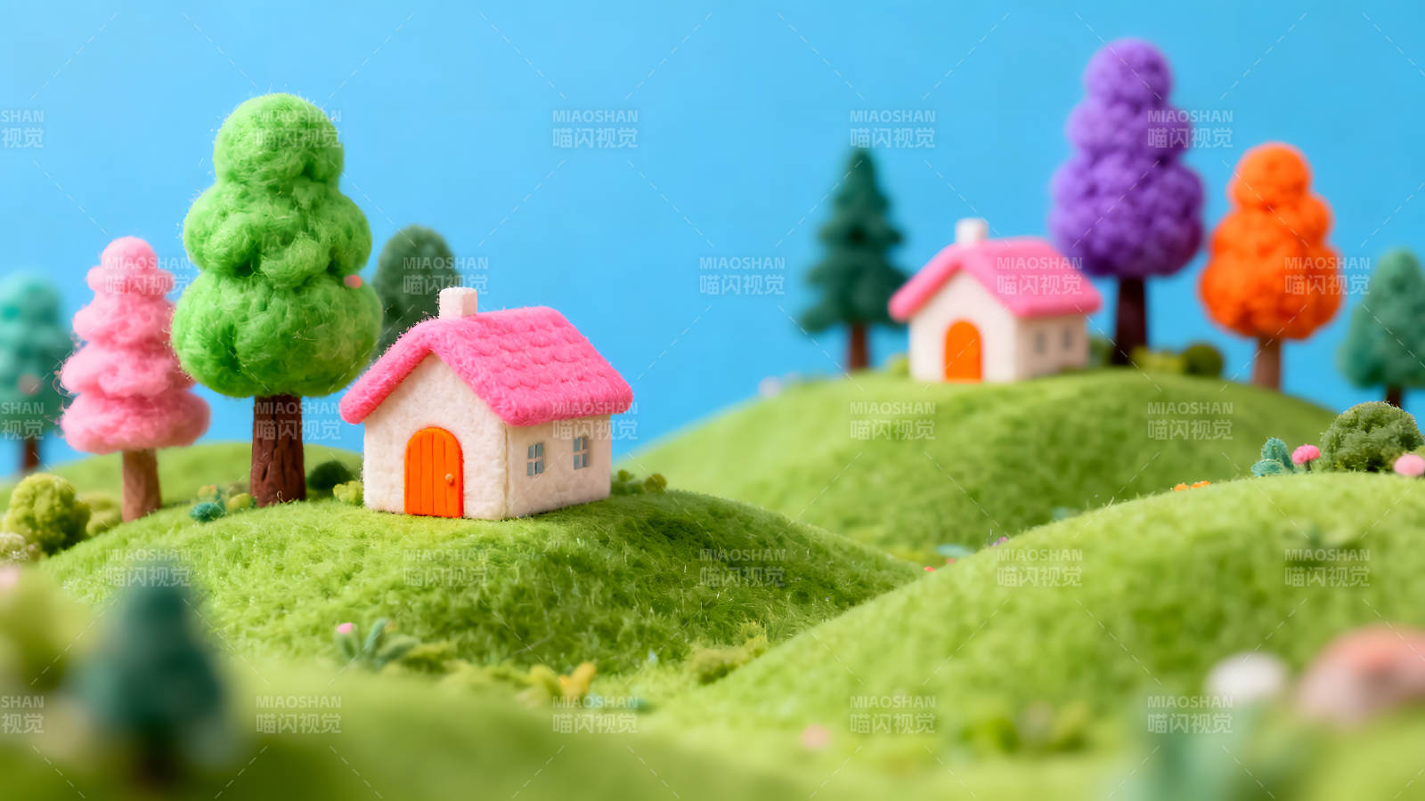 童話世界里的可愛小房子-圖片