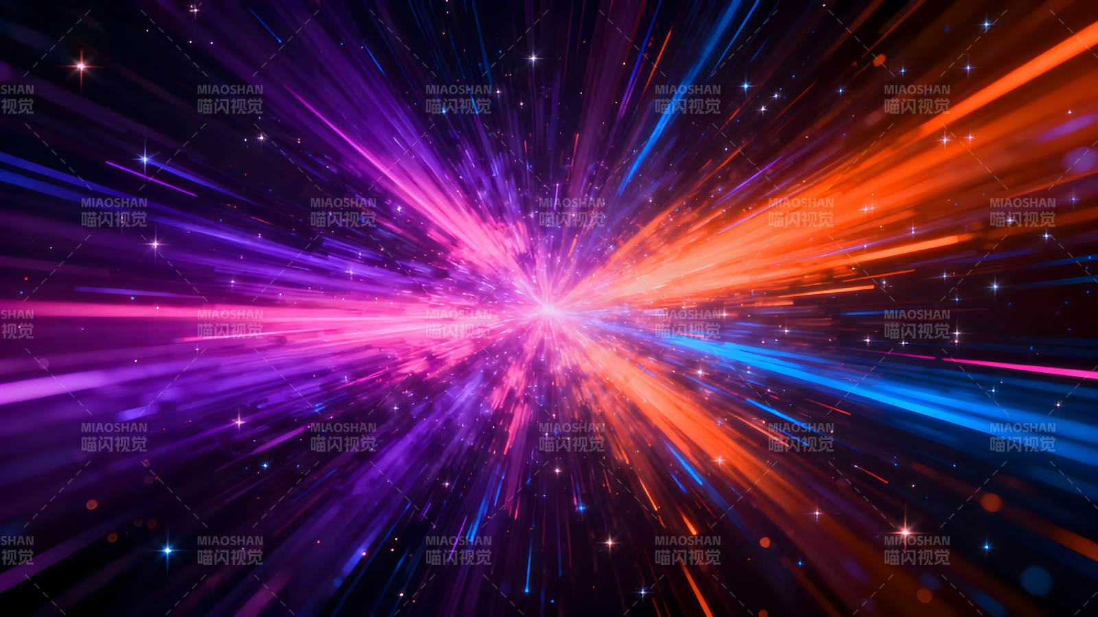 宇宙爆发绚烂光芒-图片