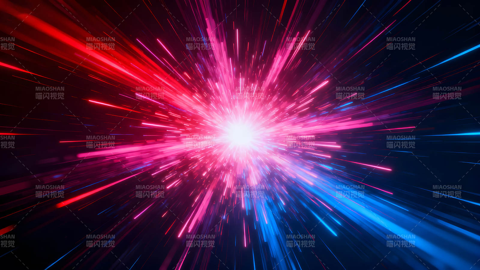 絢麗的宇宙能量爆發-圖片