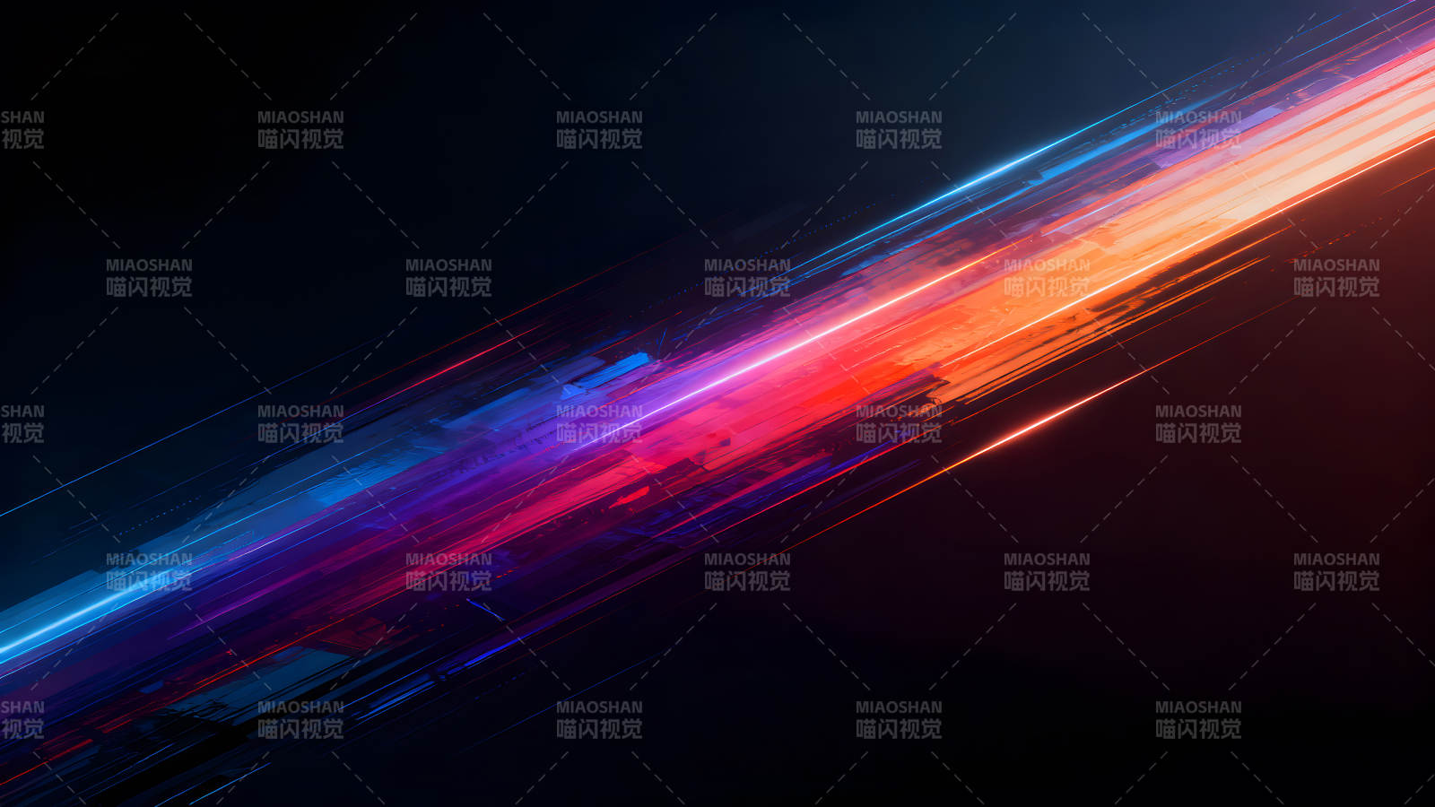 抽象光线交织的深色背景-图片