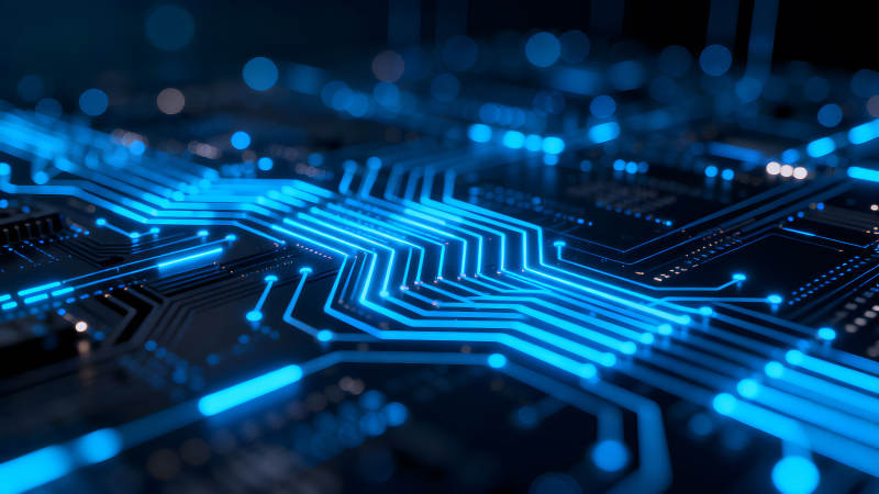 发光的电路板-图片