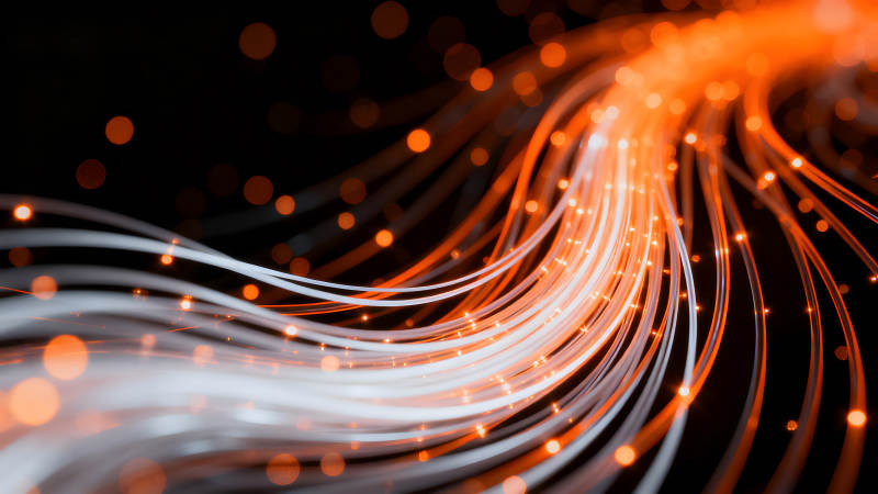 发光光纤交织绚丽的画面-图片