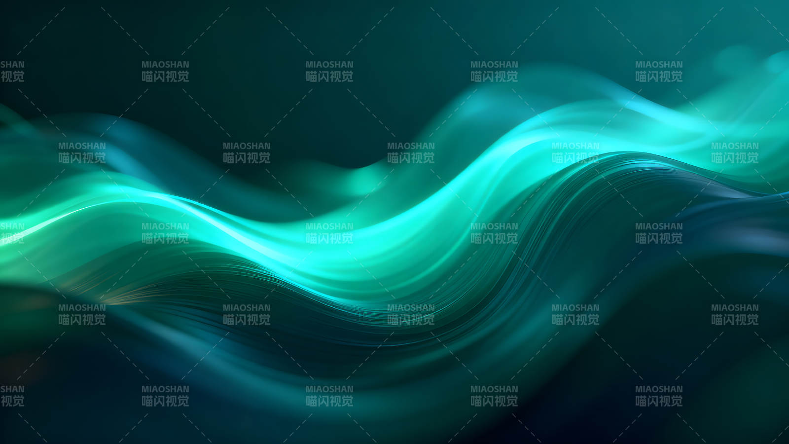 抽象的波浪光线流动-图片