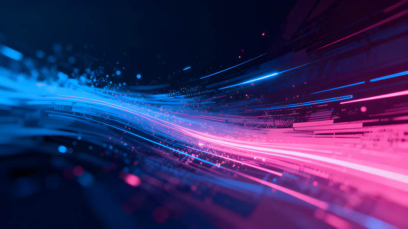 抽象光線科技感背景圖-圖片