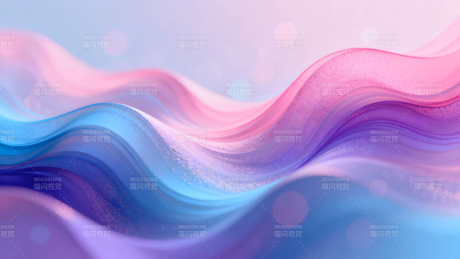 抽象的流动色彩纹理充满艺术气息-图片