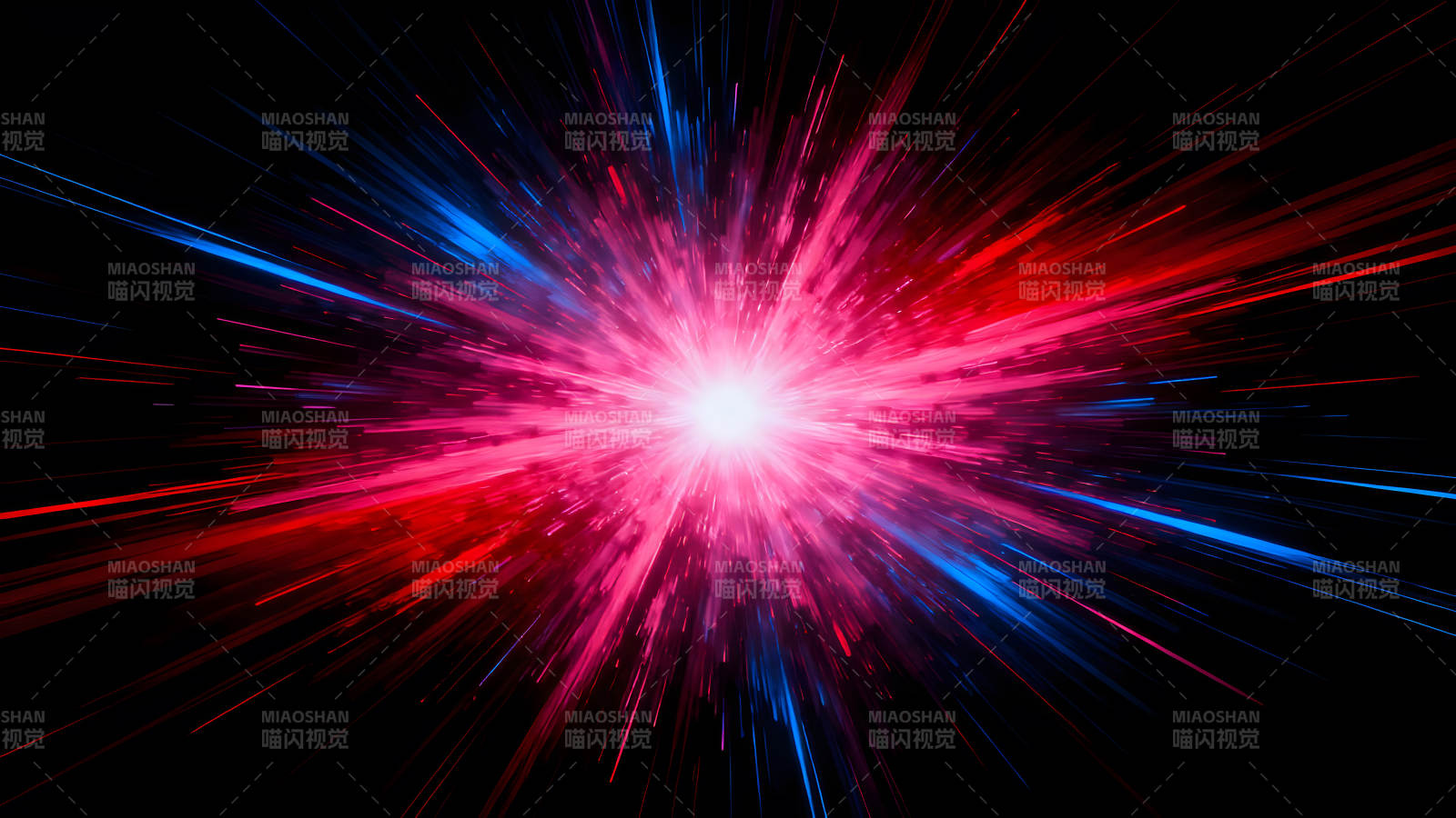 宇宙爆發的光芒充滿能量爆發力-圖片