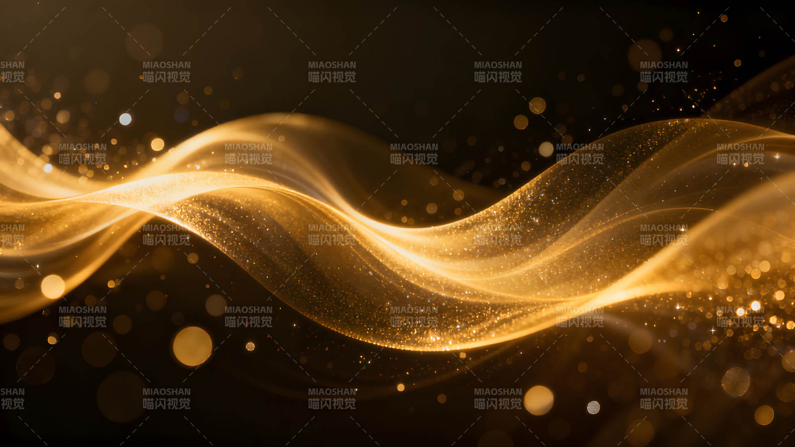 金光闪耀的抽象艺术图片