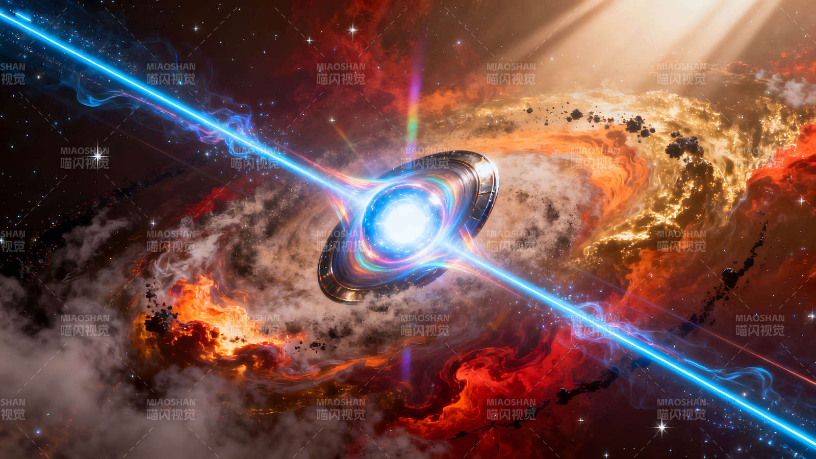 星际能量爆发宇宙奇观-图片