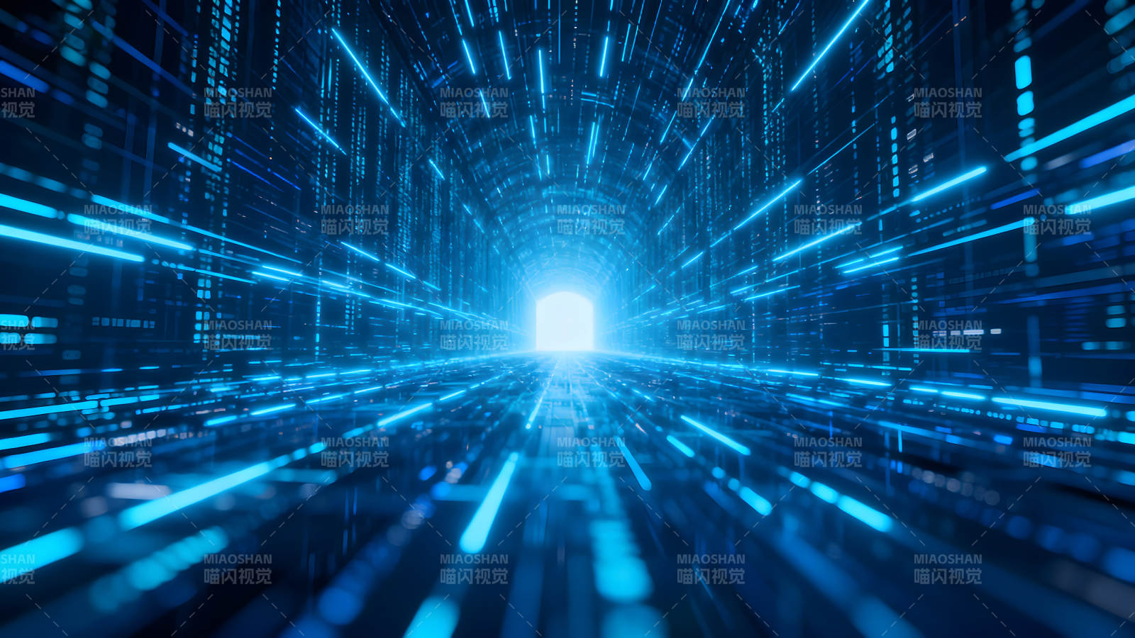 數(shù)據(jù)通道光影交織通往未來(lái)-圖片