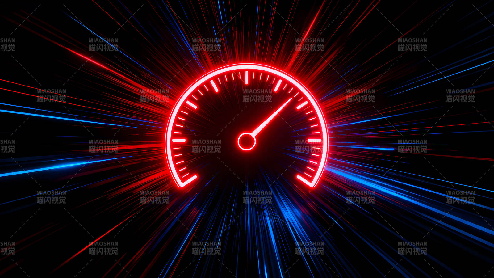 速度感儀表盤光線特效-圖片