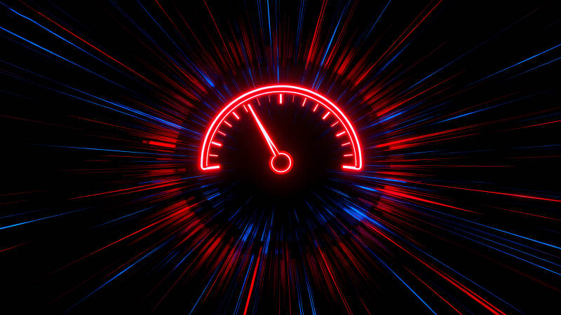 速度儀表盤的炫酷特效-圖片