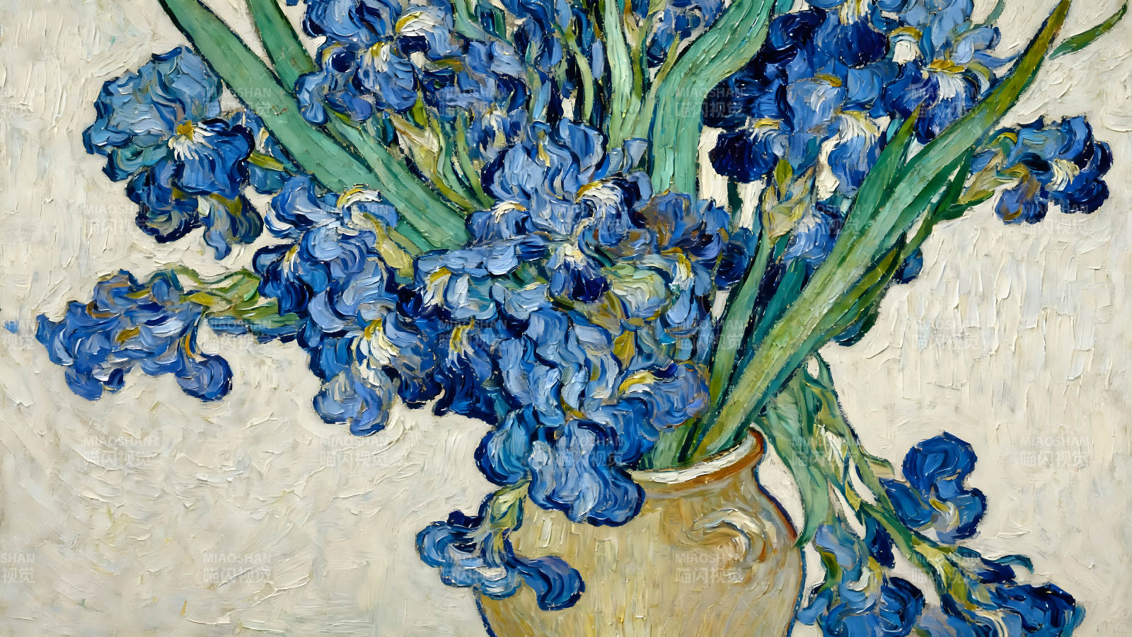梵高的蓝色鸢尾花-图片