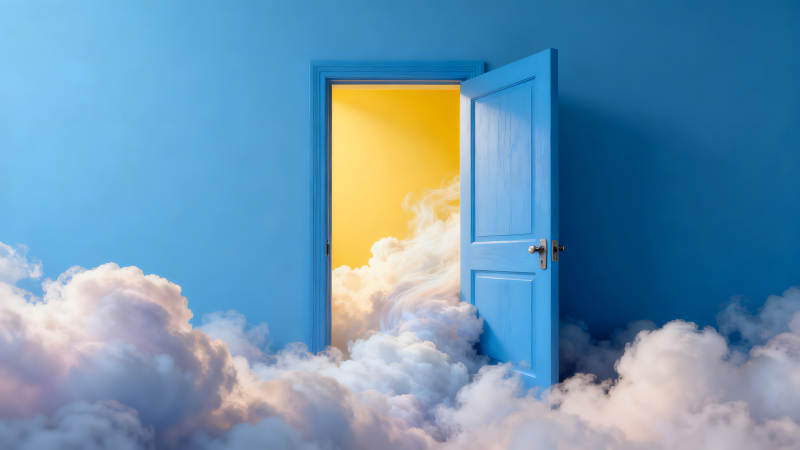 藍門通往云端-圖片