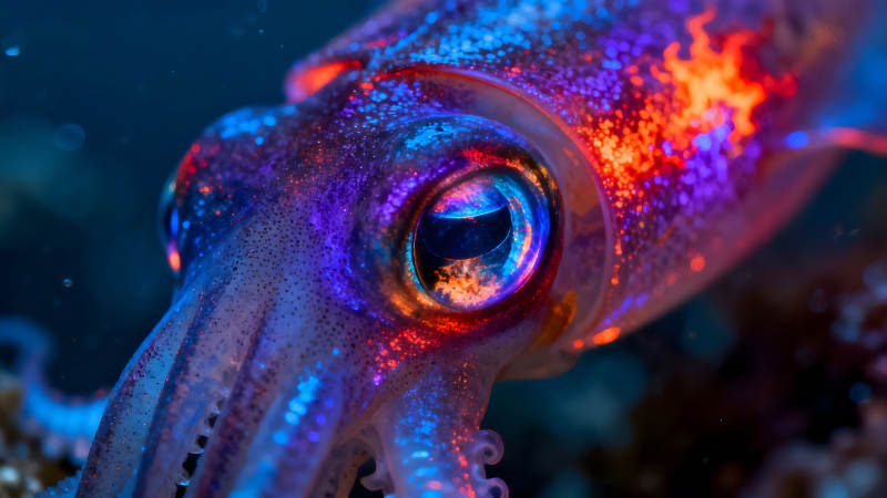 絢麗海洋生物特寫美輪美奐-圖片