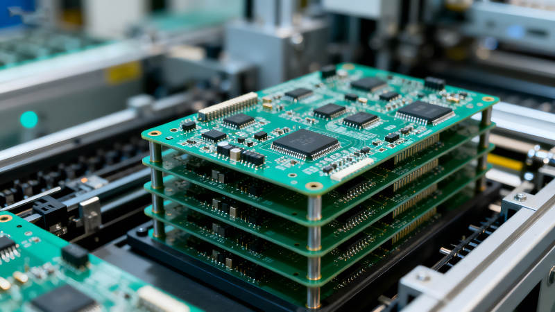 電路板堆疊制造過程-圖片