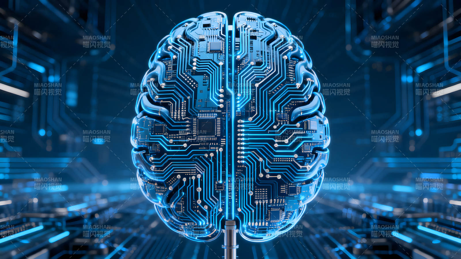 電子大腦科技感十足-圖片