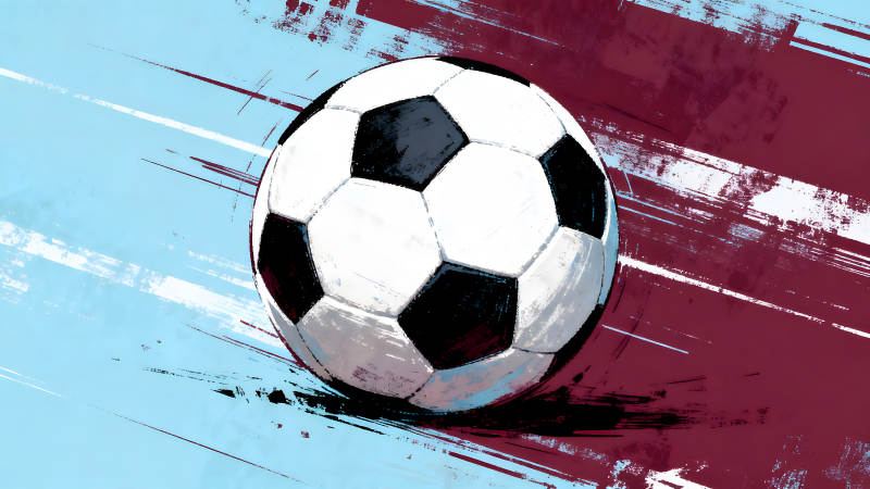 足球特寫配以抽象背景-圖片