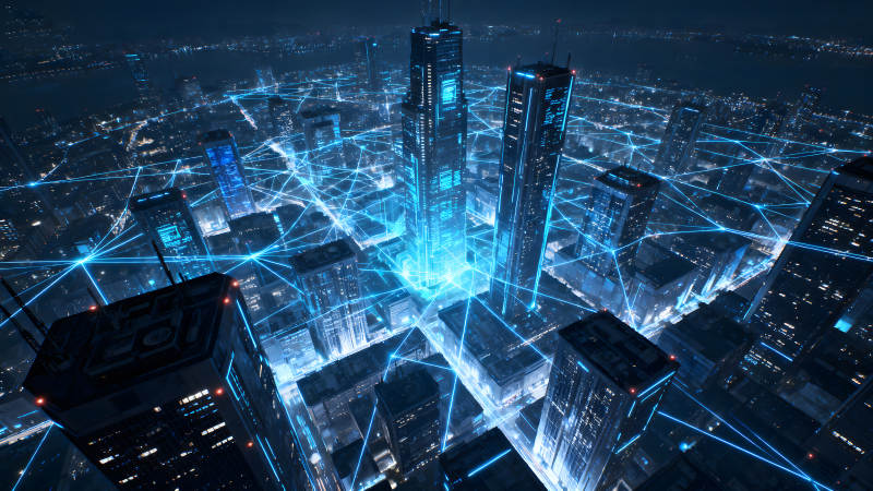 未来城市科技连接之夜-图片