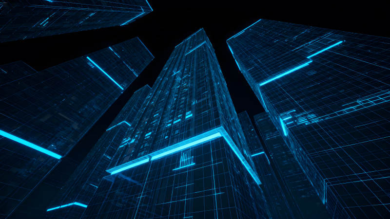 未来城市建筑科技感十足-图片