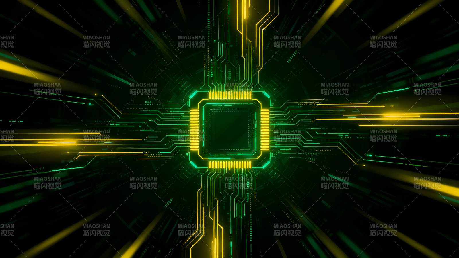 电路板中央处理器抽象科技-图片