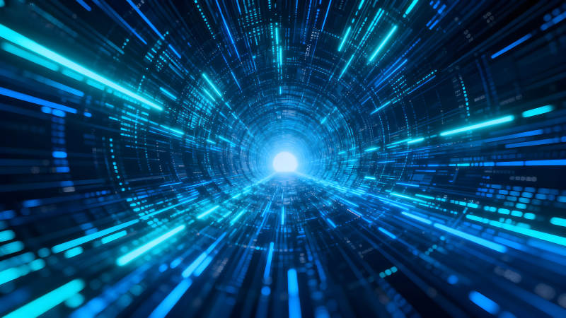 科技隧道炫酷特效-图片