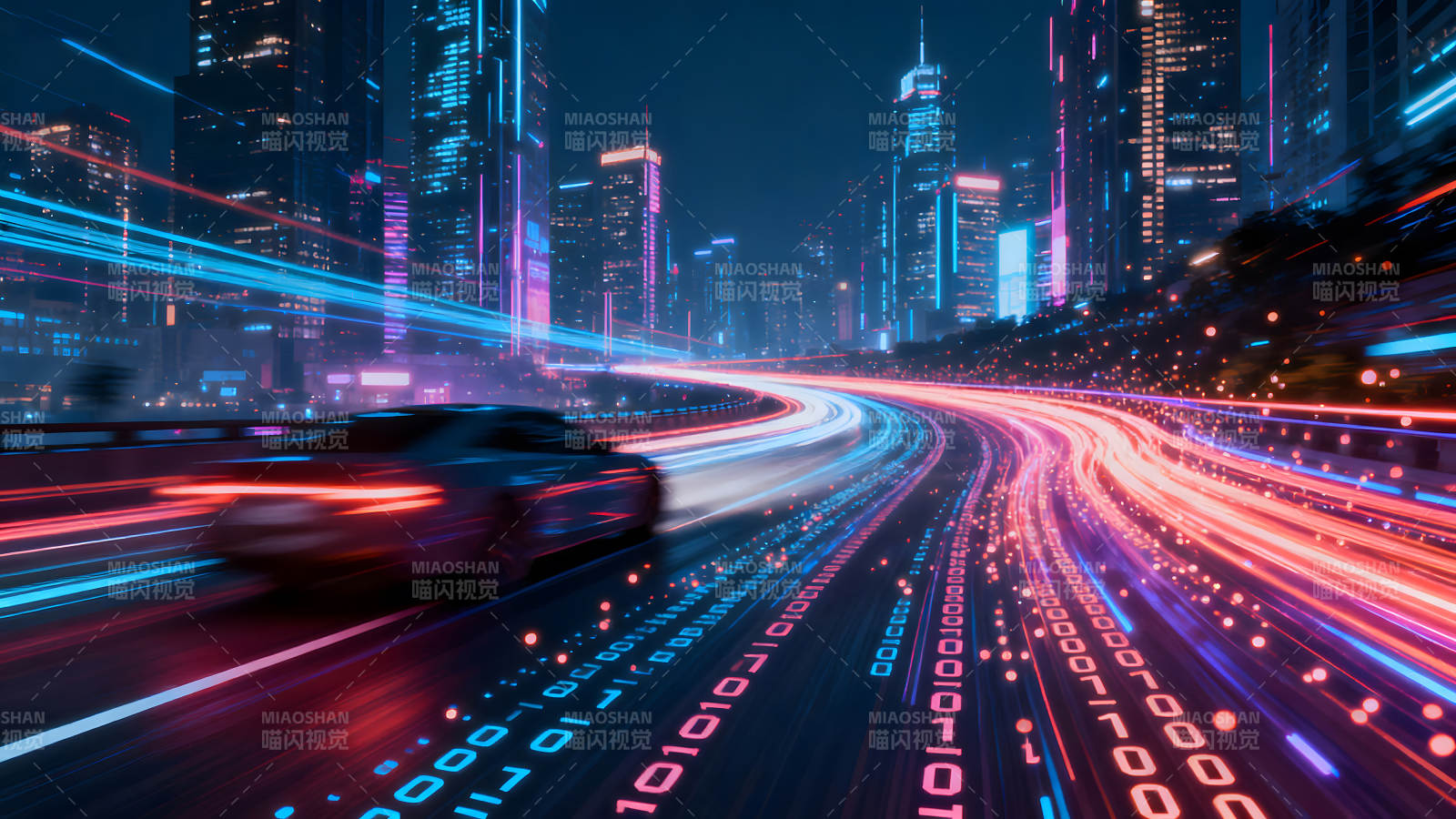 未来城市高速公路图片