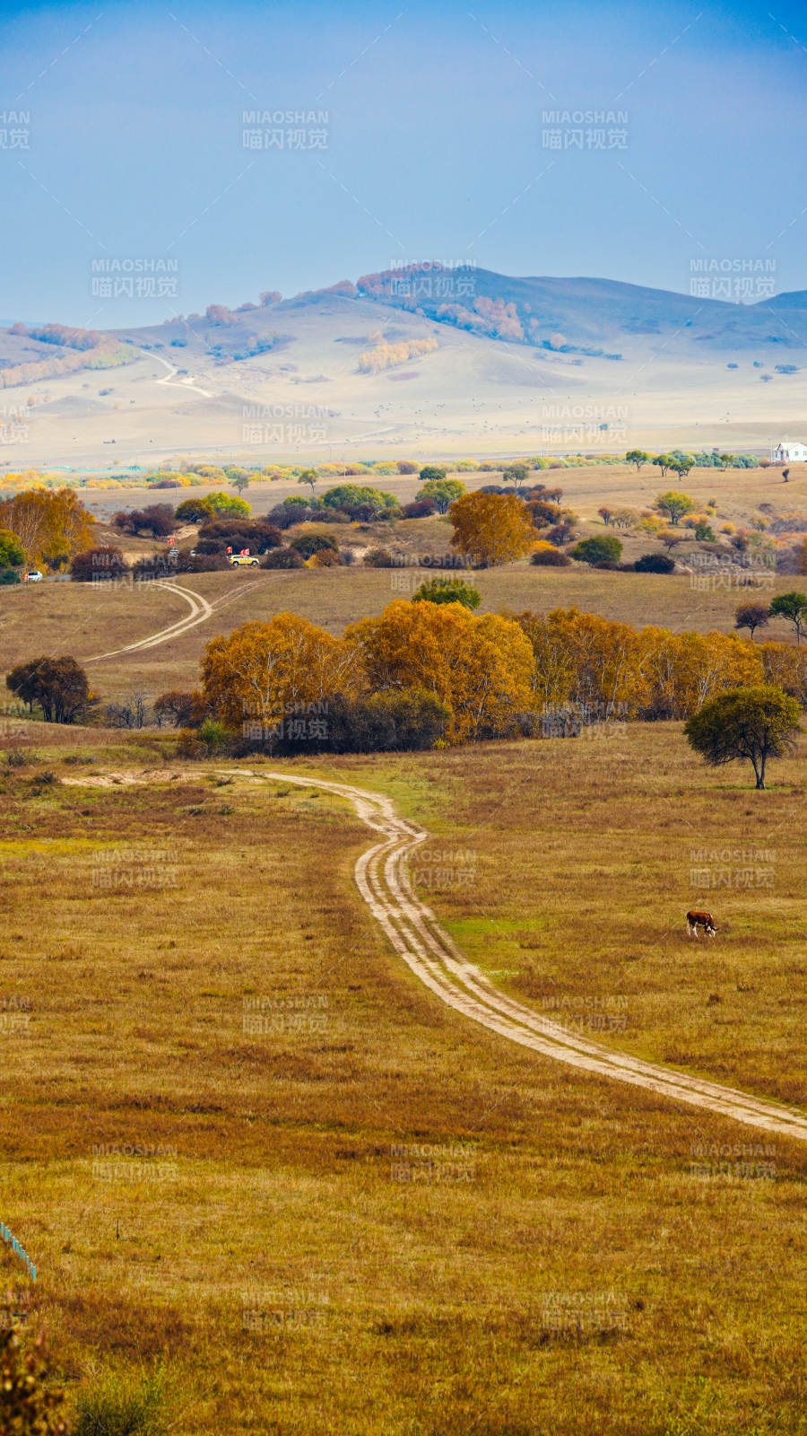 烏蘭布統秋野小徑-攝影圖