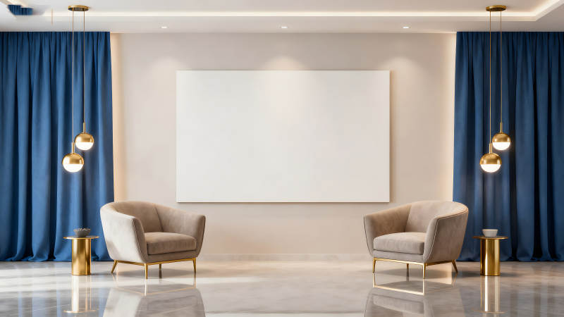 現代風格客廳設計-圖片