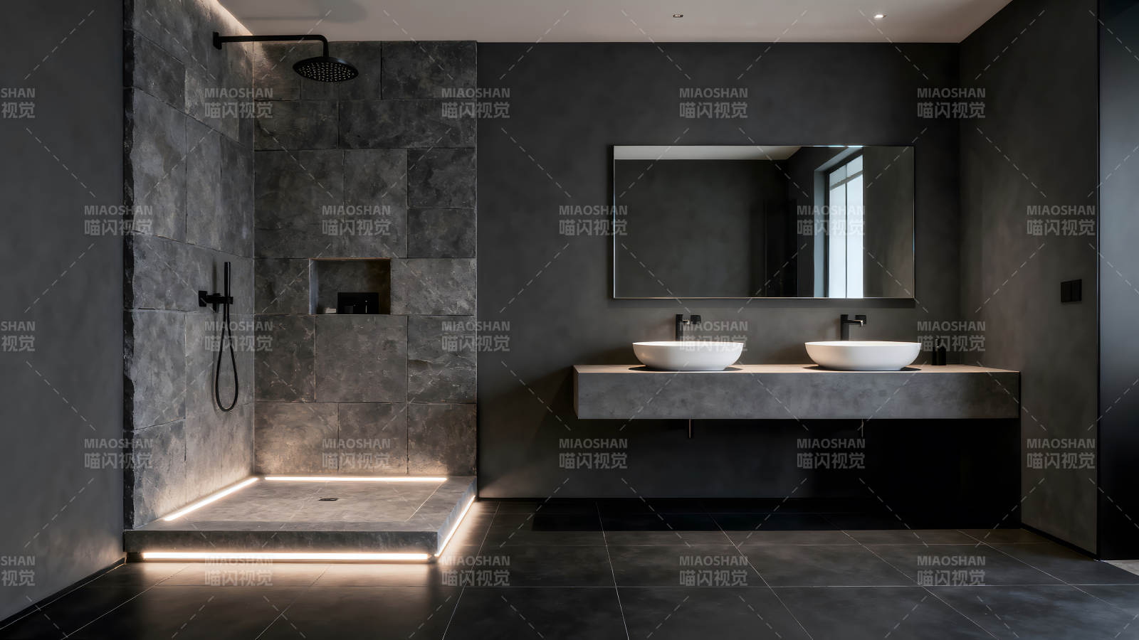 现代风格浴室设计营造优雅氛围图片