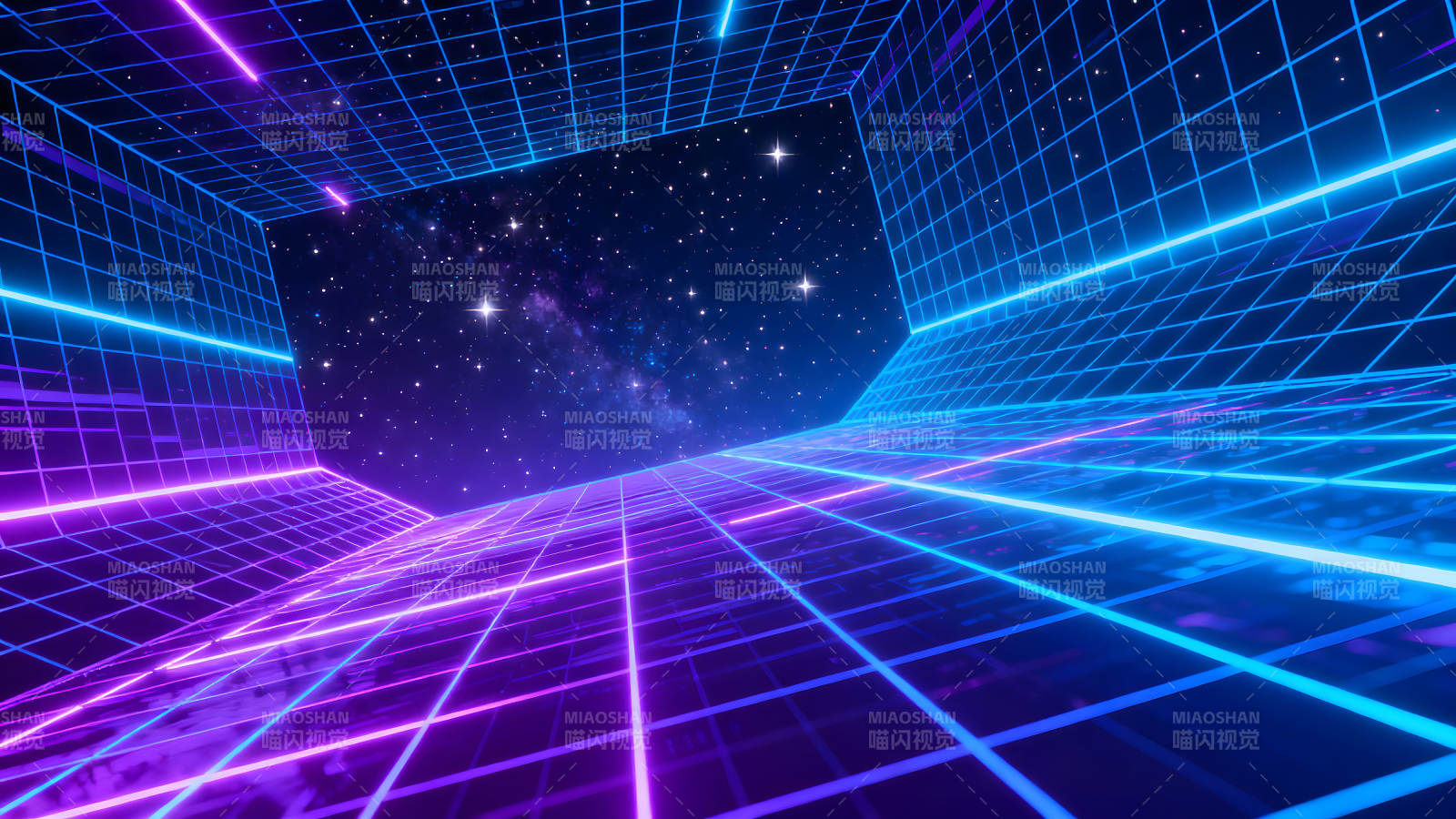 賽博朋克風格未來場景圖片