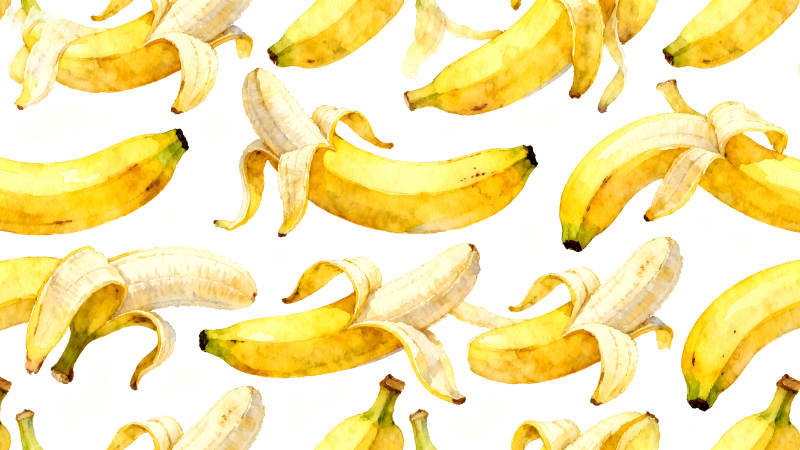 黄色香蕉图案-图片