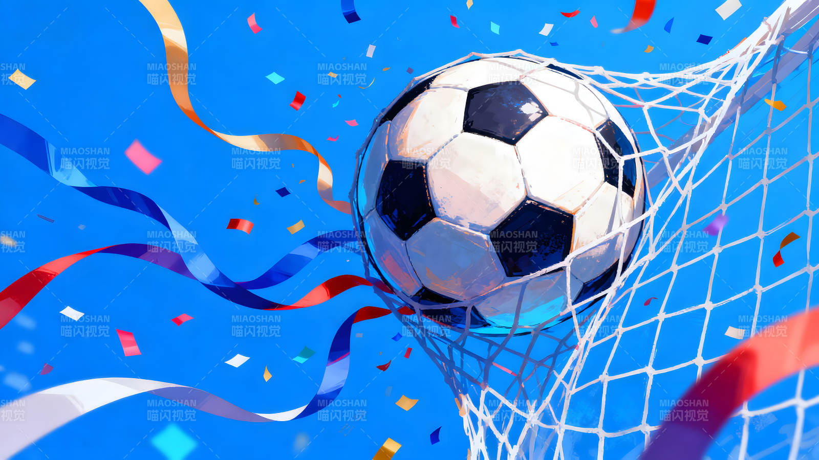 足球进球瞬间庆祝氛围浓厚图片