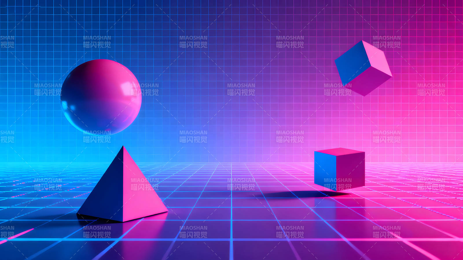 复古风格几何图形背景画面图片