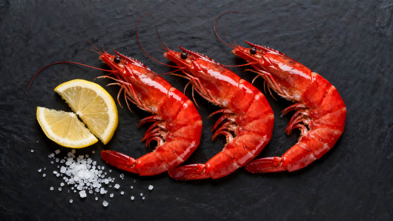 鲜虾柠檬盐美味诱人-图片
